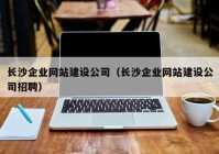 长沙企业网站建设公司（长沙企业网站建设公司招聘）