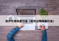 软件开发所属行业（软件公司所属行业）